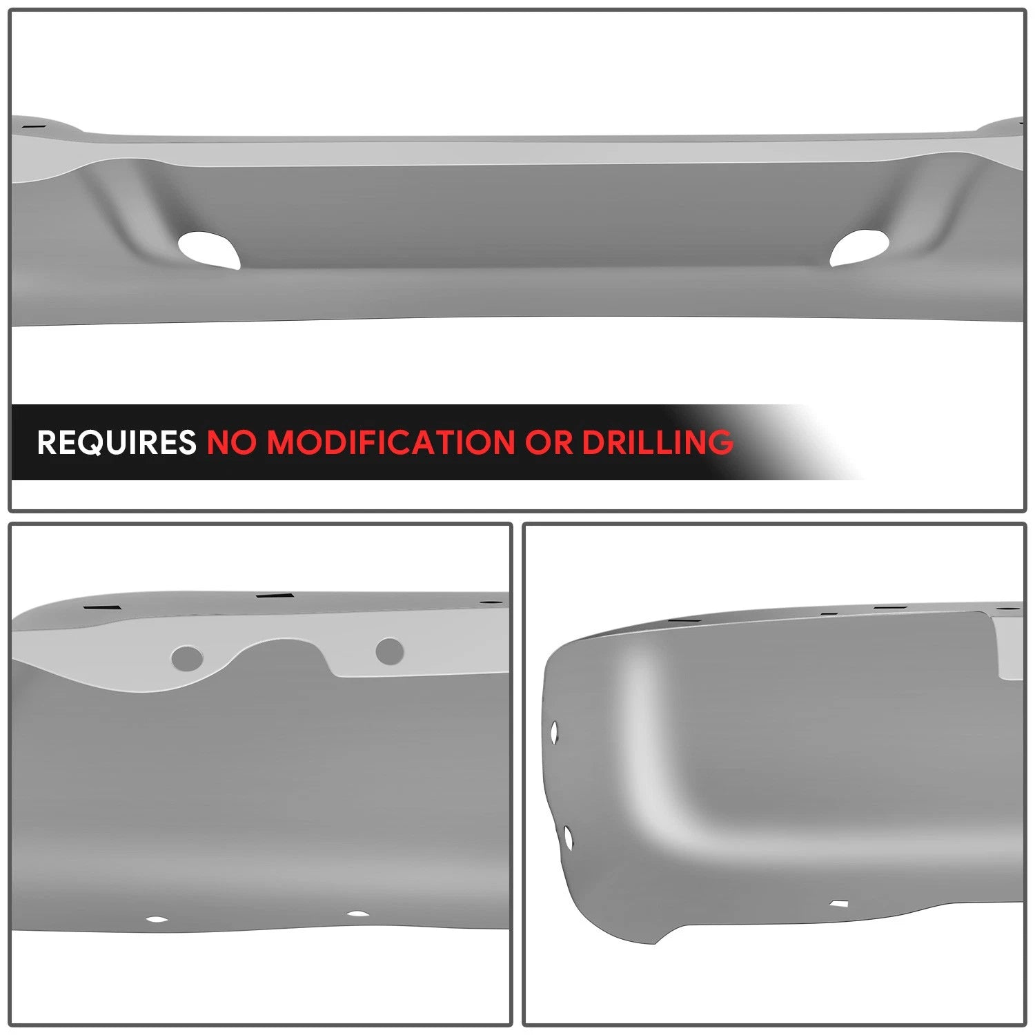 Chrome Rear Bumper Cover for Chevrolet Express/GMC Savana 1500 2500 3500 (1996–2023)