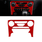 Carbon Fiber AC Climate Control Panel Cover Trim for Ford Ranger Sport (2019–2022)