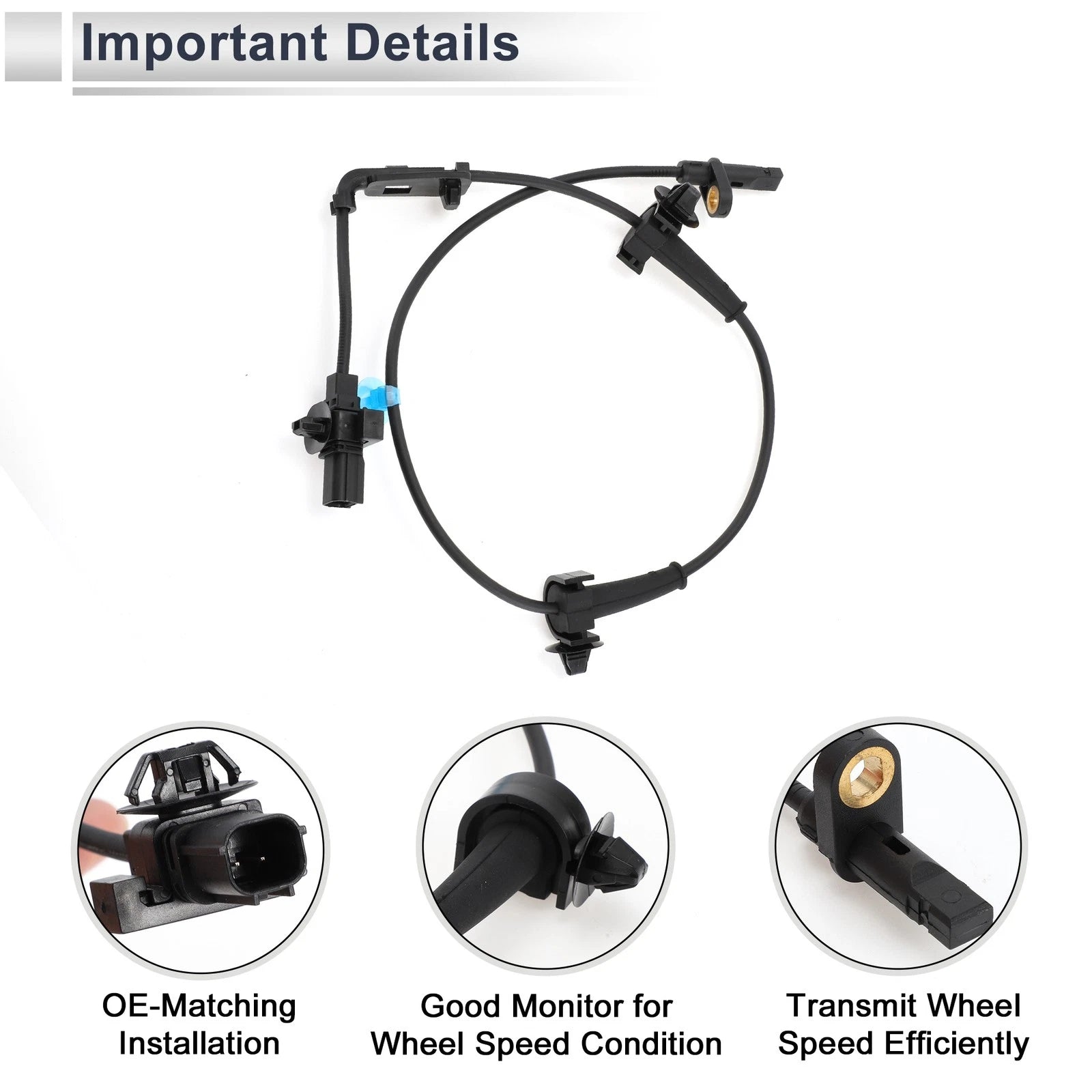 ABS Wheel Speed Sensor for Honda Civic (2016–2021) No. 57455TR3A02