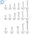 Set of 425 Self-Drilling Screws #8 #10 for Automotive Use