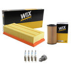 Wix Engine Air Oil Filters & Bosch 4 Platinum Spark Plugs for Audi A3 TT (2006–2013)