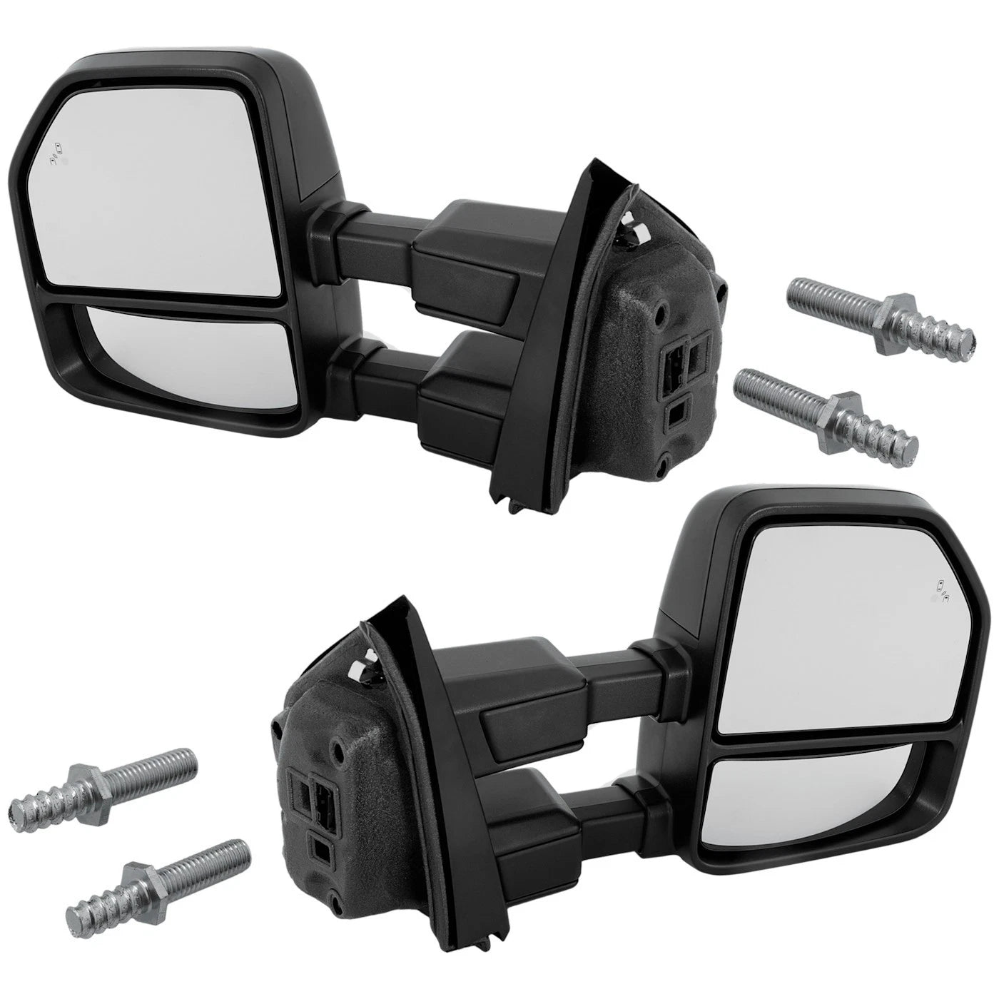Set of 2 Heated Mirrors for Ford F350 F250 F450