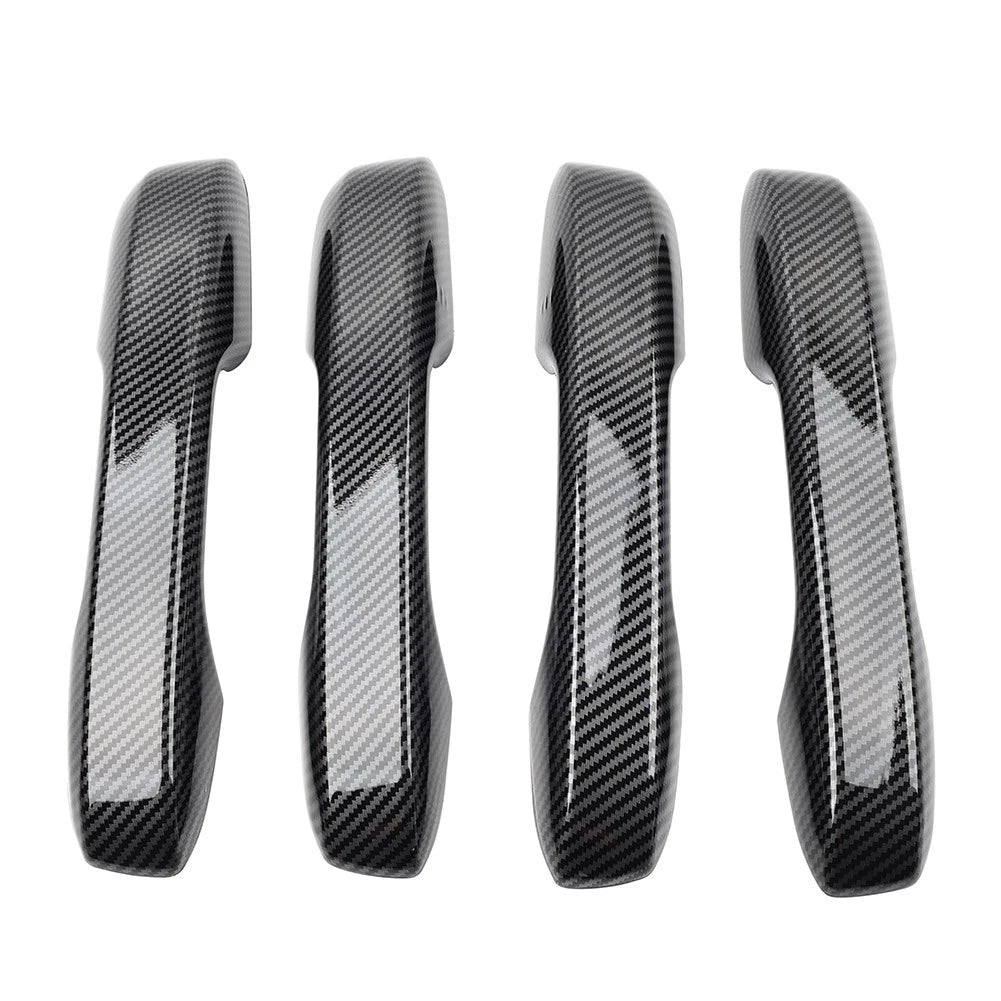 Set of 4 Outer Door Handle Cover Trim for Honda Civic (2022–2025) Carbon Fiber