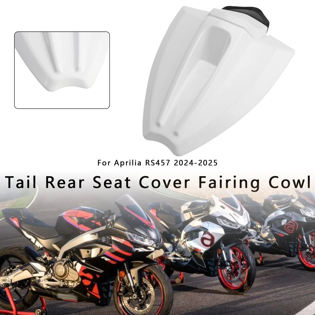 Tail Rear Seat Cover Fairing Cowl for Aprilia RS 457 (2024–2026) White