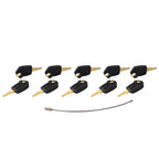 10x Ignition Keys 5P8500 5P-8500 for Caterpillar 980K 980H 416C (2010–2023)
