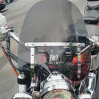 Large Smoke Windshield for Honda Magna Shadow Spirit Sabre 600 750 1100 (19"x17")