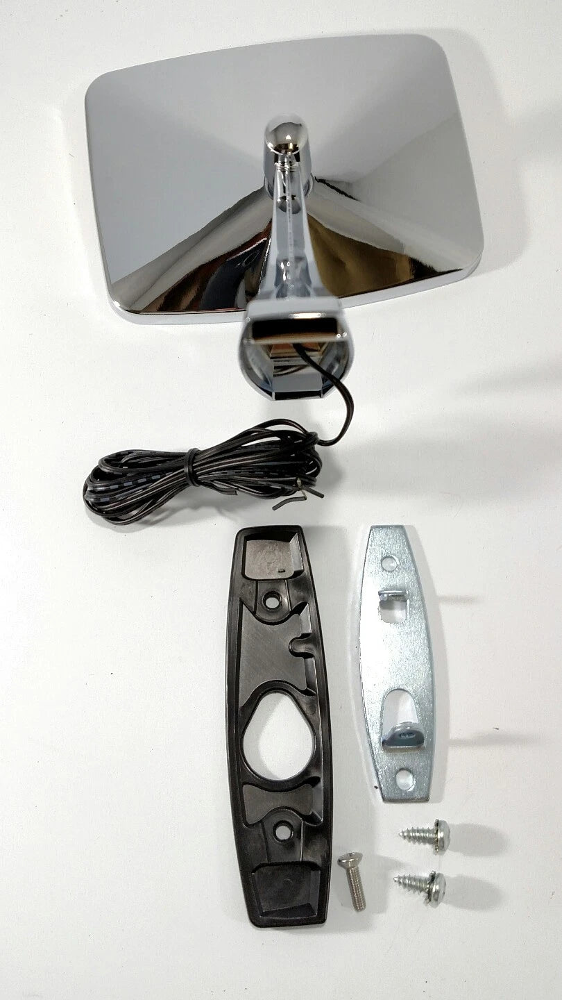 Side Rear View Mirrors with LED Turn Signals for Chevrolet Truck (1973–1987)