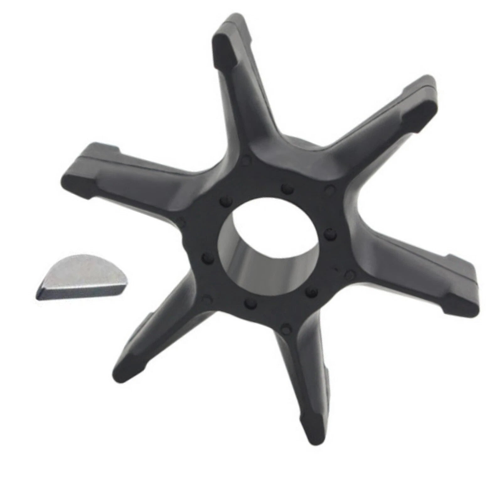 Water Pump Impeller with Key for Yamaha Outboard 40 HP (1990–1999) 6F5-44352-00