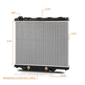 2X Aluminum Core Radiator for Mack CHU CV CHN GU5 GU4/Volvo VHD (2006–2014)