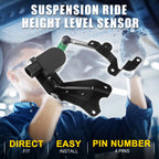 Air Suspension Ride Height Level Sensor for Audi A3 (2006–2013) No. 8J0941309A Rear Left