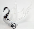 Hood Ornament Chrome Swan for Bugler Windrider (Fits Various Models)