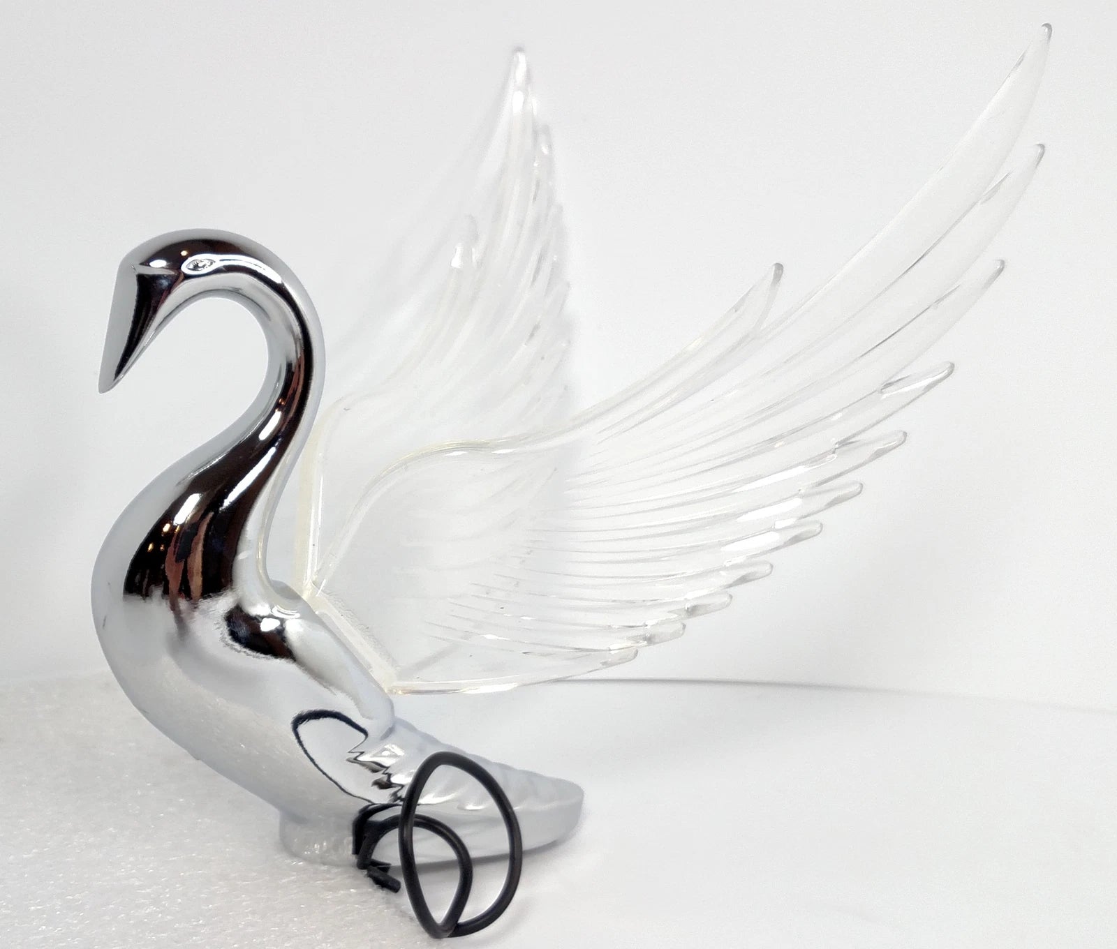 Hood Ornament Chrome Swan for Bugler Windrider (Fits Various Models)