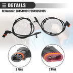 Set of 4 ABS Sensors for Mercedes-Benz GLK250 (No. 2045401317/2049053105)