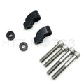 39MM - 49MM Black Front Turn Signal Relocation for Harley Dyna FXR Sportster
