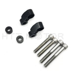 39MM - 49MM Black Front Turn Signal Relocation for Harley Dyna FXR Sportster