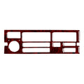 1pc Red Wood Grain Radio CD Panel Trim for BMW 3 Series E36 (1994–1996)