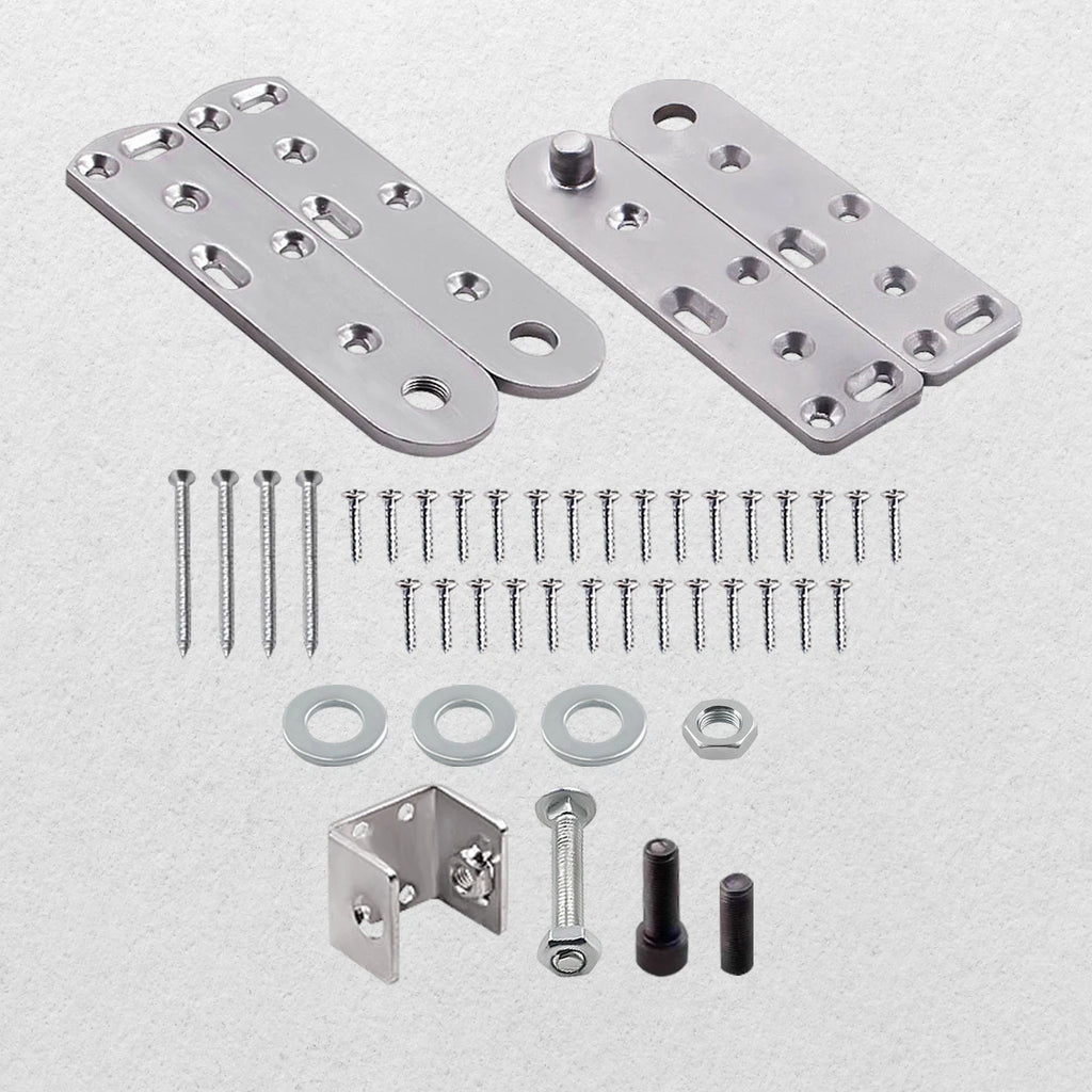 Set of 2 Heavy Duty Door Pivot Hinges for