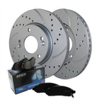 Front Brake Kit 280mm Drilled Rotors & Akebono ProACT Pads for Kona Seltos (2020–2023)