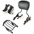 Sissy Bar Backrest Luggage Rack for Harley Touring (2014–2025)
