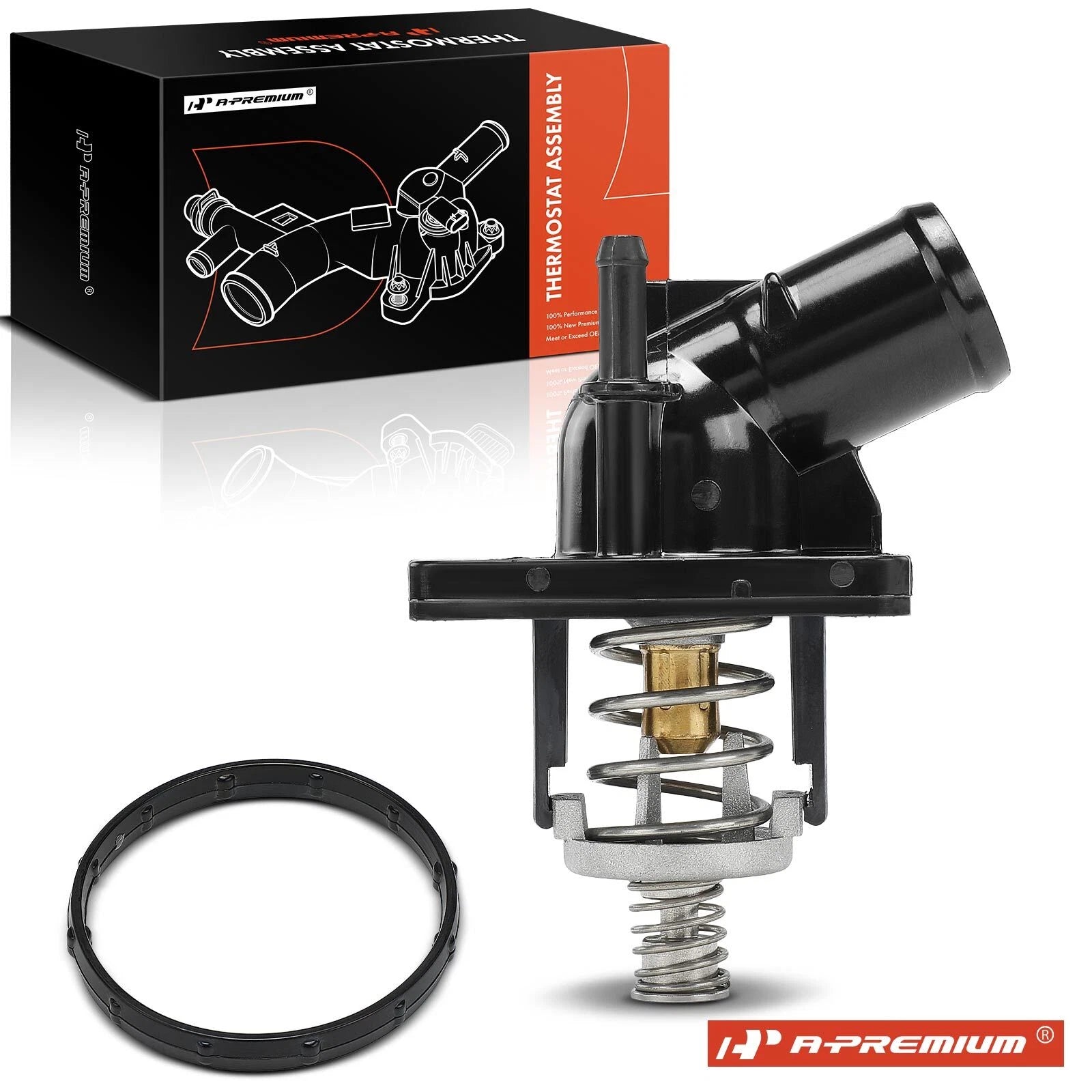 Engine Coolant Thermostat Housing for Chevy Camaro Cadillac 