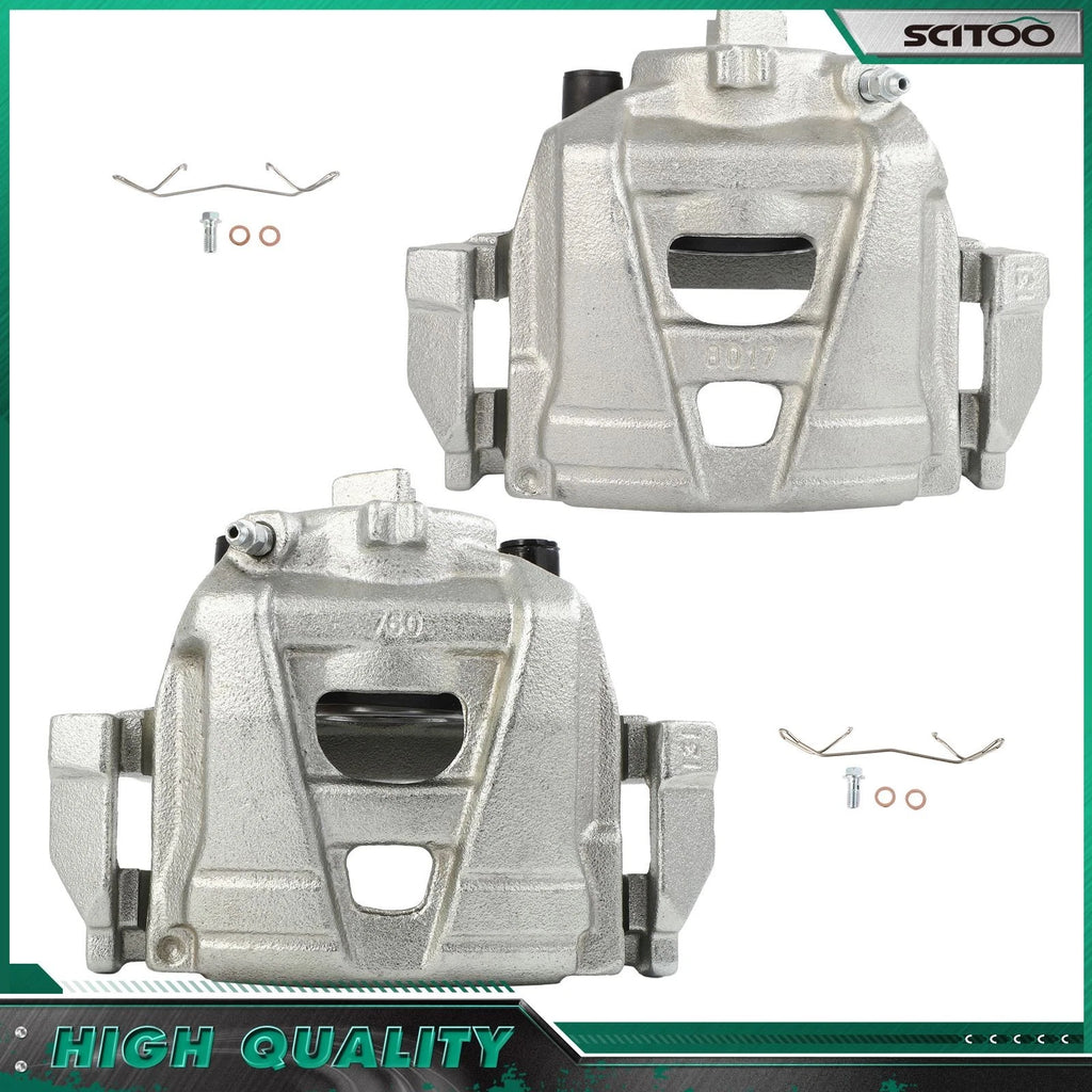 Front Brake Calipers w/ Bracket for Audi Q3 Quattro (2015–2018)