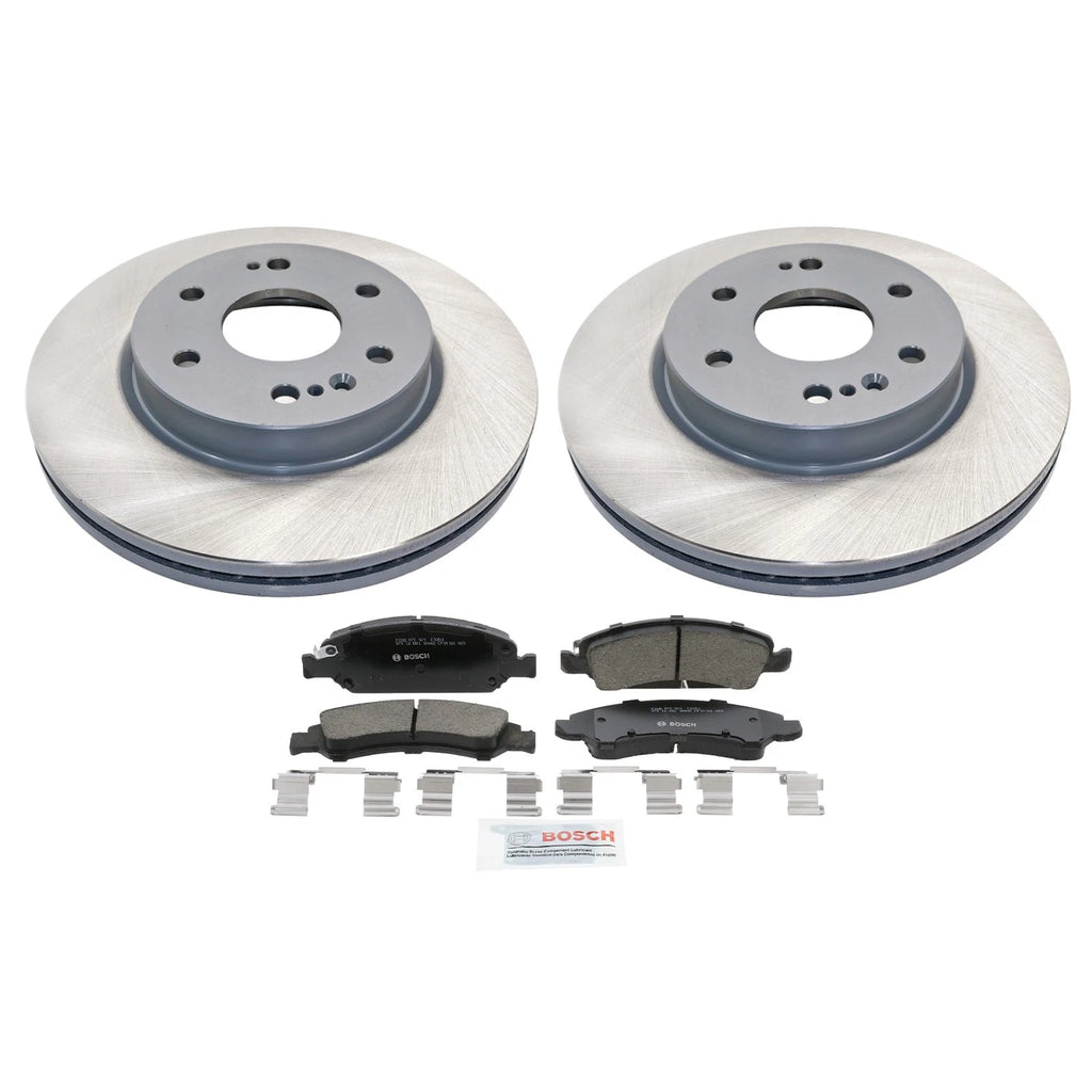 DuraGo Front Rotors & Bosch QuietCast Disc Brake Pads Kit for Sierra 1500 (2019–2021)