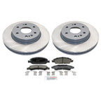 DuraGo Front Rotors & Bosch QuietCast Disc Brake Pads Kit for Sierra 1500 (2019–2021)