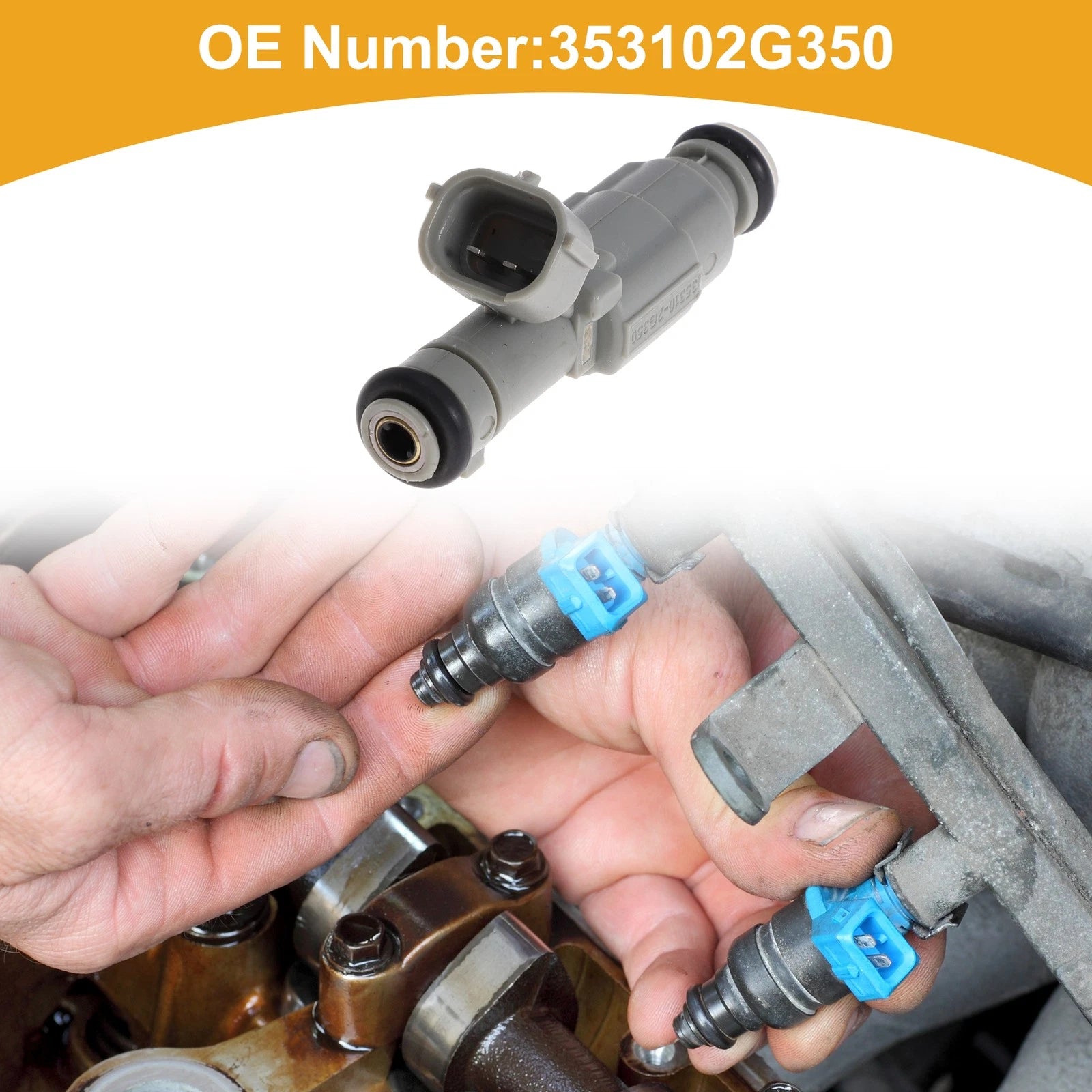 1 Pcs No.353102G350 Fuel Injector for Kia Sorento 2.4L (2009–2015)