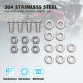 Brake Rotor Sprocket Disc Hub Screw Bolts for Yamaha Raptor 660R, 350 Blaster (200)