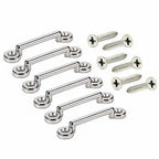 10 Pcs Stainless Steel Bimini Top Strap Pad Eye Footman's Loop Tie Downs