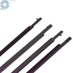 Set of 4 Black Weatherstrip Window Moulding Trim Seals for Toyota Corolla (2009–2012)
