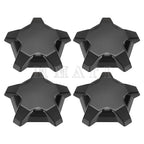 4X Matte Flash 5 Lug Rim Caps for Polaris RZR Turbo R 4 (2022–2024) #1523842-744
