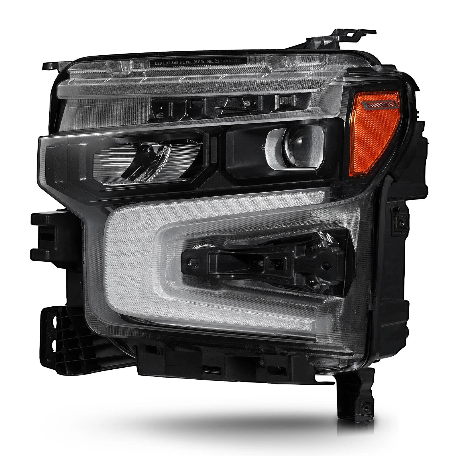 LED Headlight for Chevy Silverado 1500 LT/RST (2022–2026) w/Black Bezel