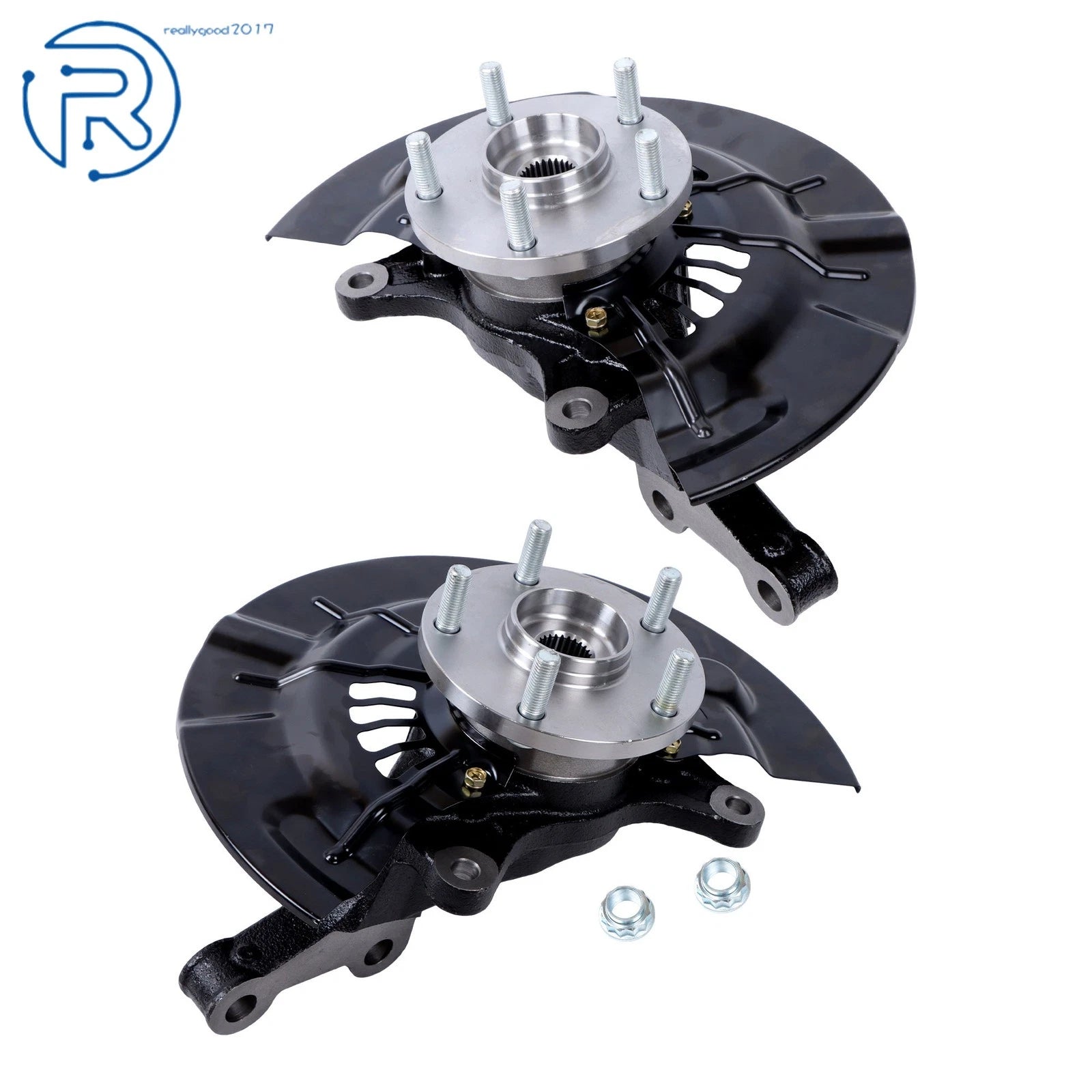2X Front Steering Knuckle & Wheel Hub Bearing Assembly for Toyota Camry (2012–2017)