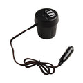 150W Car Power Inverter DC 12V/24V to 220V AC for Cup Holder Charger