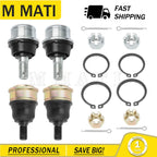 Set of 4 Upper Lower A-Arm Ball Joints for Honda Recon 250 TRX250TE/TM (1997–2023)