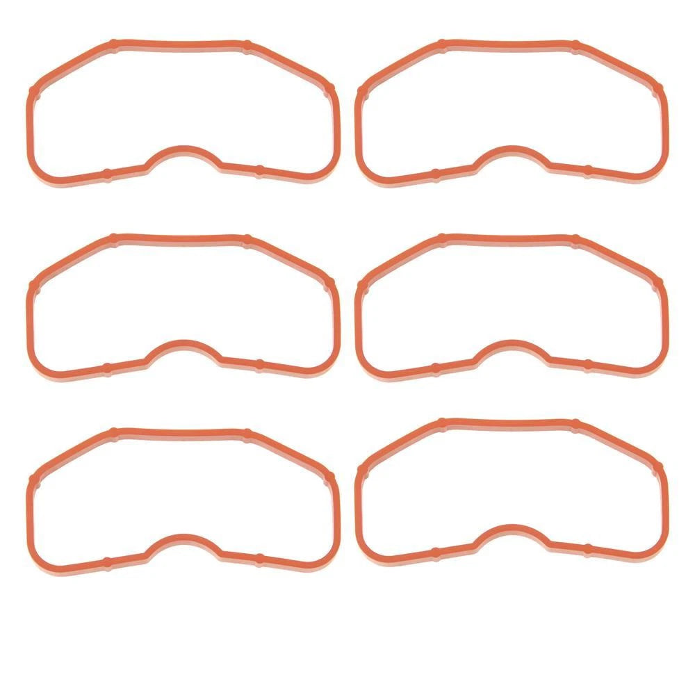 Set of 6 Lower Intake Manifold Gaskets for Audi A6 S4 S5 VW Touareg (2000–2023)
