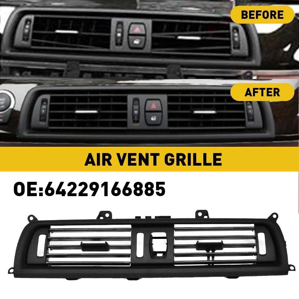 Front Air Vent Center Dash Grille AC for BMW 520i 528i 535i (2011–2017) 64229166885