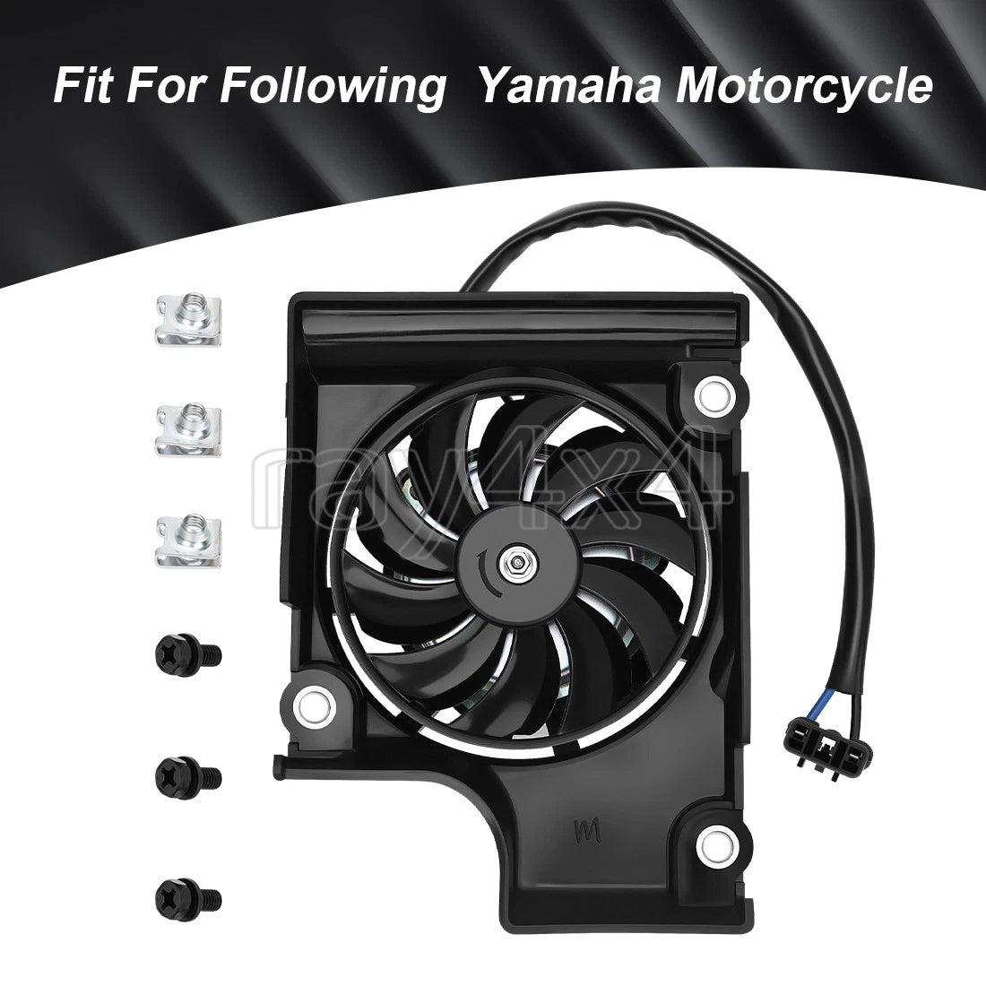 Radiator Fan for Yamaha YZ250FX YZ450FX WR250F WR450F (2019–2024) B3J-E24E0-V0-00