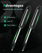 Set of 2 Front Shocks Struts for Dodge Ram 1500/2500/3500 (2003–2010)