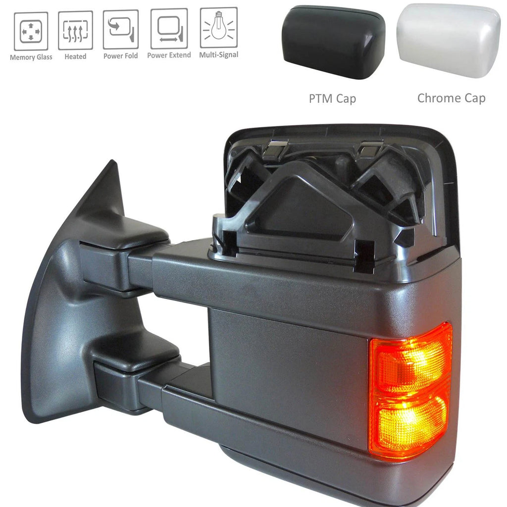 Power Door Mirror Replacement Heated Dual Glass Driver Side for Ford (2005–2015)