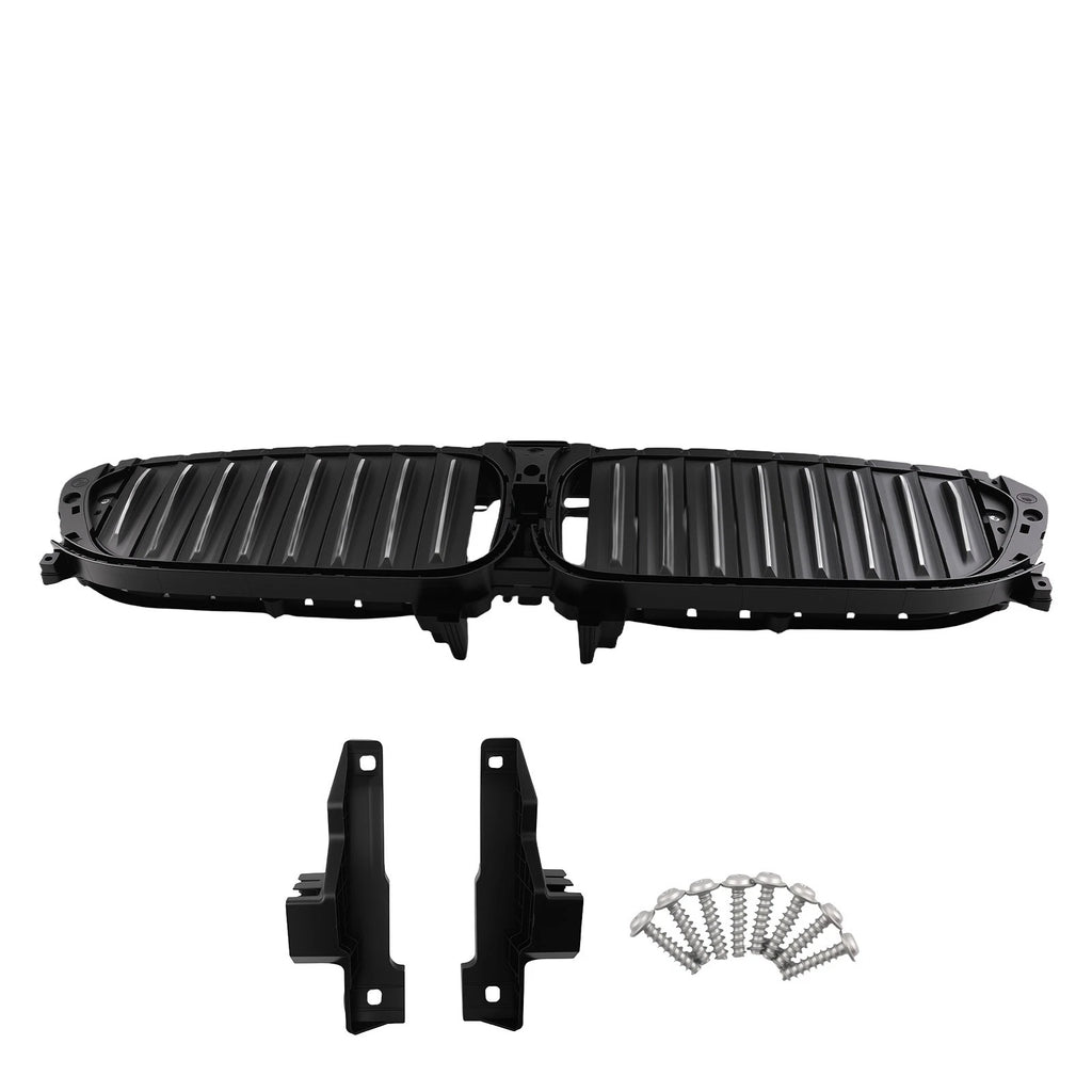 Active Radiator Shutter for BMW 5 Series G30 G31 (2017–2020) Black Plastic