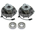 Front and Rear Wheel Bearings & Hubs Kit for Dodge Ram 1500 RWD (2006–2008)