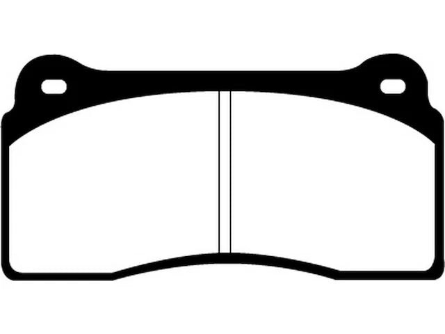 Front Brake Pad Set for Jaguar XK8 (2003–2006) RG953DD