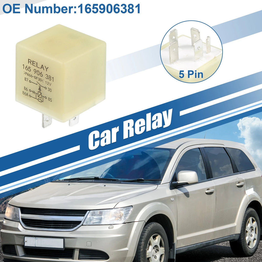 5 Pin Solenoid Relay No.165906381 DC 12V 40A for Audi A4 (1999–2001)