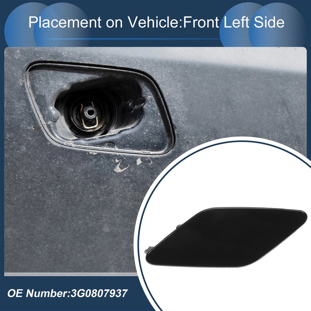 Front Left Washer Nozzle Cover Cap for Volkswagen Passat B8 (2015–2022) Blue