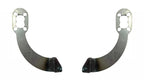 Tail Light Brackets Solid Curved Steel Pair for 1940–1953 Chevy GMC Truck
