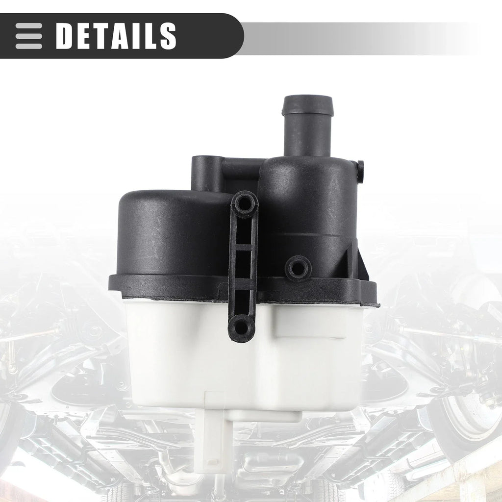 Fuel Vapor Leak Detection Pump for BMW Black White Plastic Metal