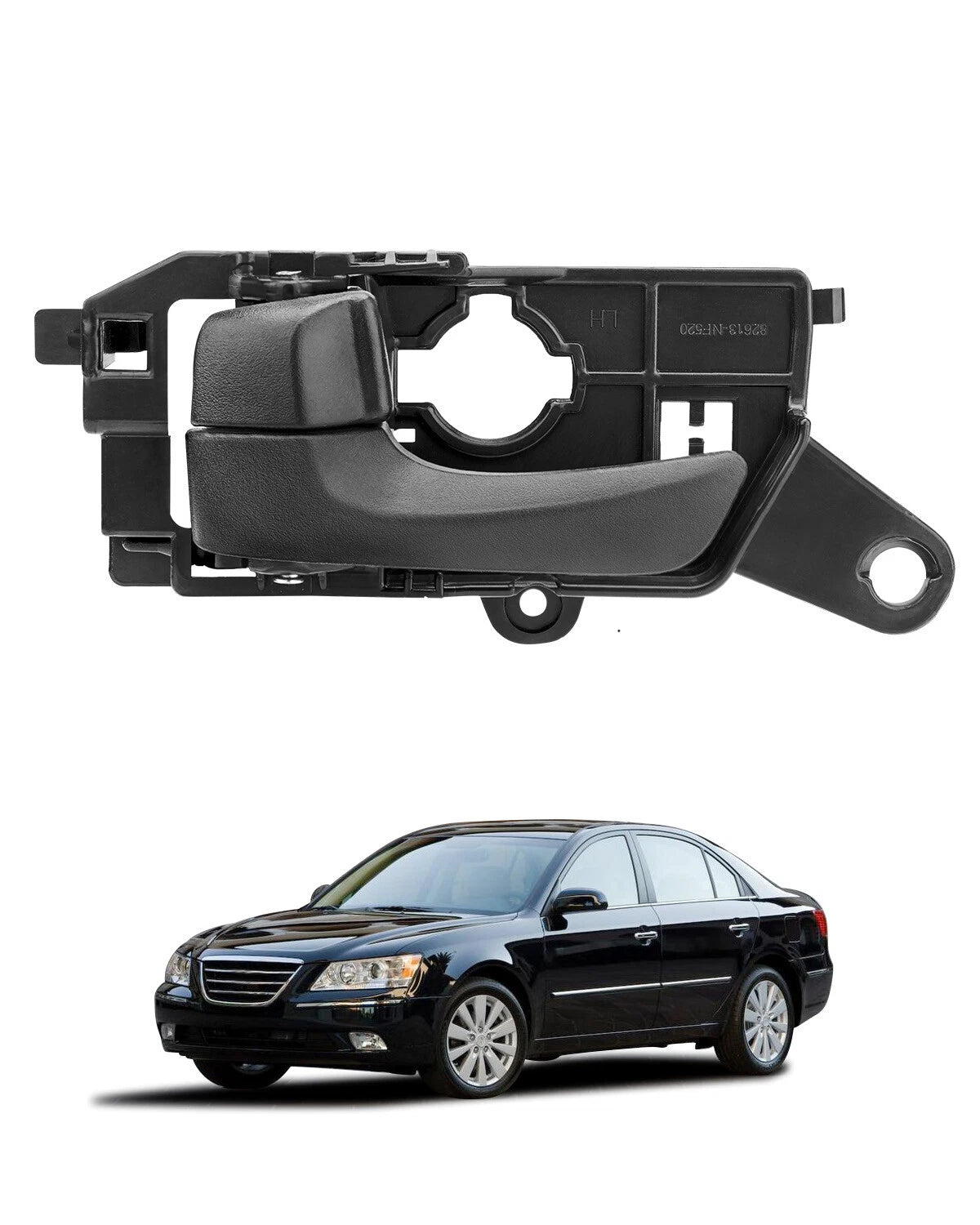 Front Left Interior Door Handle for Hyundai Sonata (2008–2010) HY1352135
