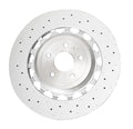 X-Drilled 370mm Brake Disc Rotor for Audi TT RS Quattro (2012–2016)
